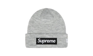 Supreme New Era Box Logo Beanie (FW22) Heather Gray