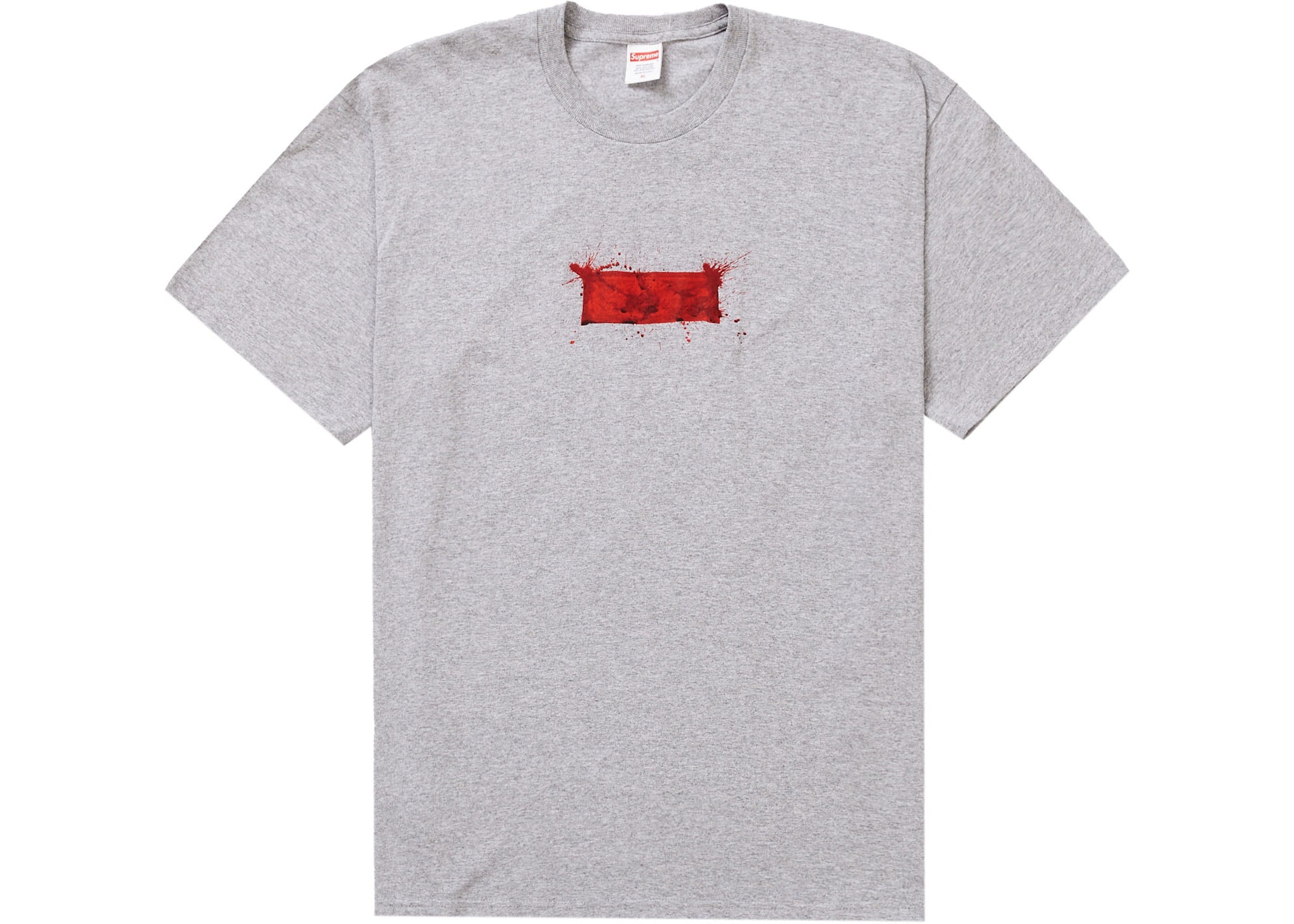 Supreme Ralph Steadman Box Logo Tee - Heather Grey Next Step