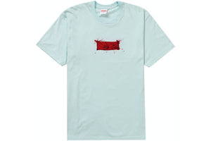 Supreme Ralph Steadman Box Logo Tee - Pale Blue