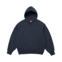 Supreme Satin Appliqué Hooded Sweatshirt Navy