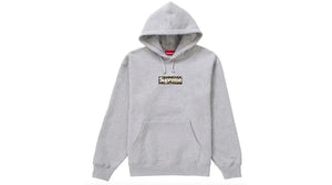 Supreme Shanghai Box Logo Hoodie Heather Grey