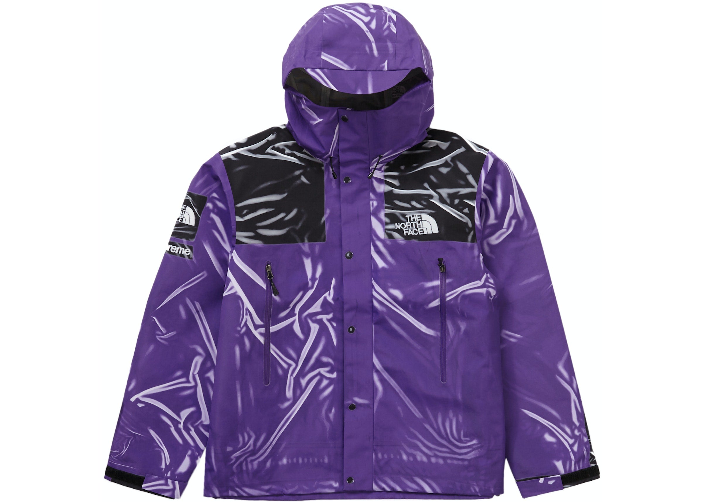 Supreme The North Face Printed Taped Seam Shell Trompe Loeil Jacket - Purple Next Step