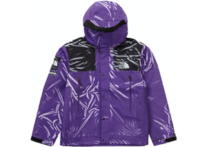 Supreme The North Face Printed Taped Seam Shell Trompe Loeil Jacket - Purple