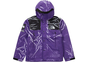 Supreme The North Face Printed Taped Seam Shell Trompe Loeil Jacket - Purple