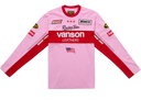 Supreme Vanson Leathers L/S Top Pink