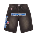 Supreme x Mitchell & Ness Washington Bullets Baggy Denim Short Washed Black