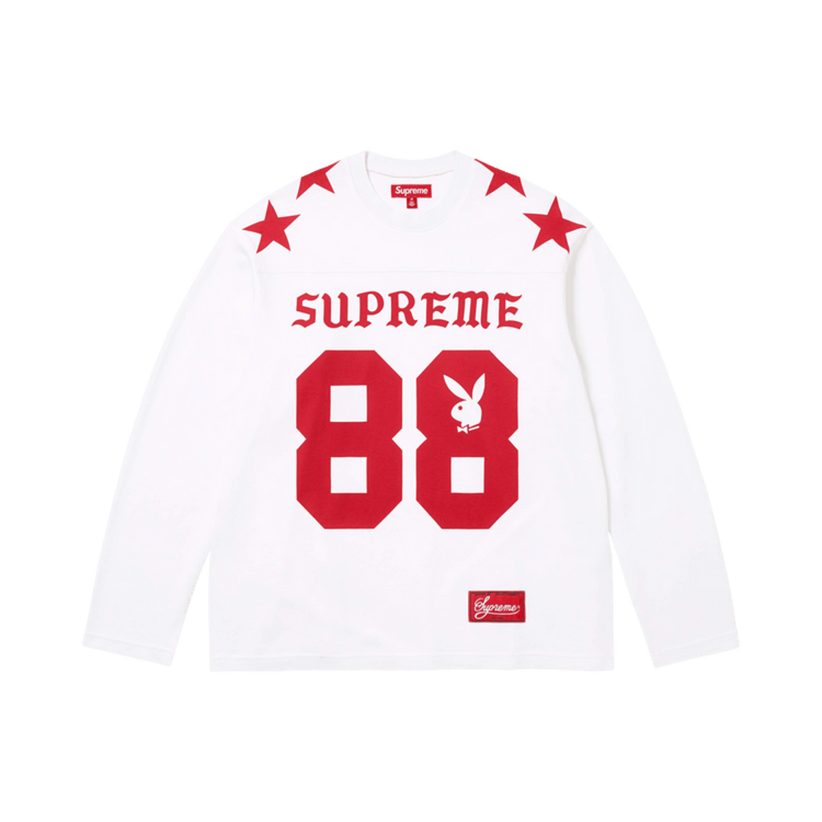 Supreme x Playboy Long-Sleeve Top 'White'