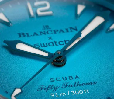 Swatch x Blancpain Fifty Fathoms Collection Blue Lagoon