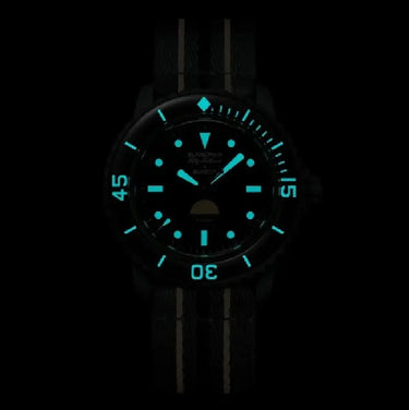 Swatch x Blancpain Fifty Fathoms Green Abyss