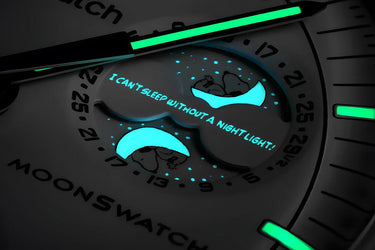 Swatch x Omega Bioceramic Moonswatch Mission To Moonphase Snoopy White Next Step