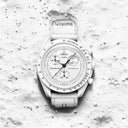 Swatch x Omega Bioceramic Moonswatch Mission To Moonphase Snoopy White