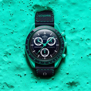 Swatch x Omega Bioceramic Moonswatch Mission to Earth - Polar Lights