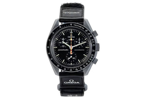 Swatch x Omega Bioceramic Moonswatch Mission to Moonshine Gold Strawberry Dial