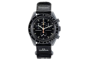 Swatch x Omega Bioceramic Moonswatch Mission to Moonshine Gold Swiss Lantern Dial