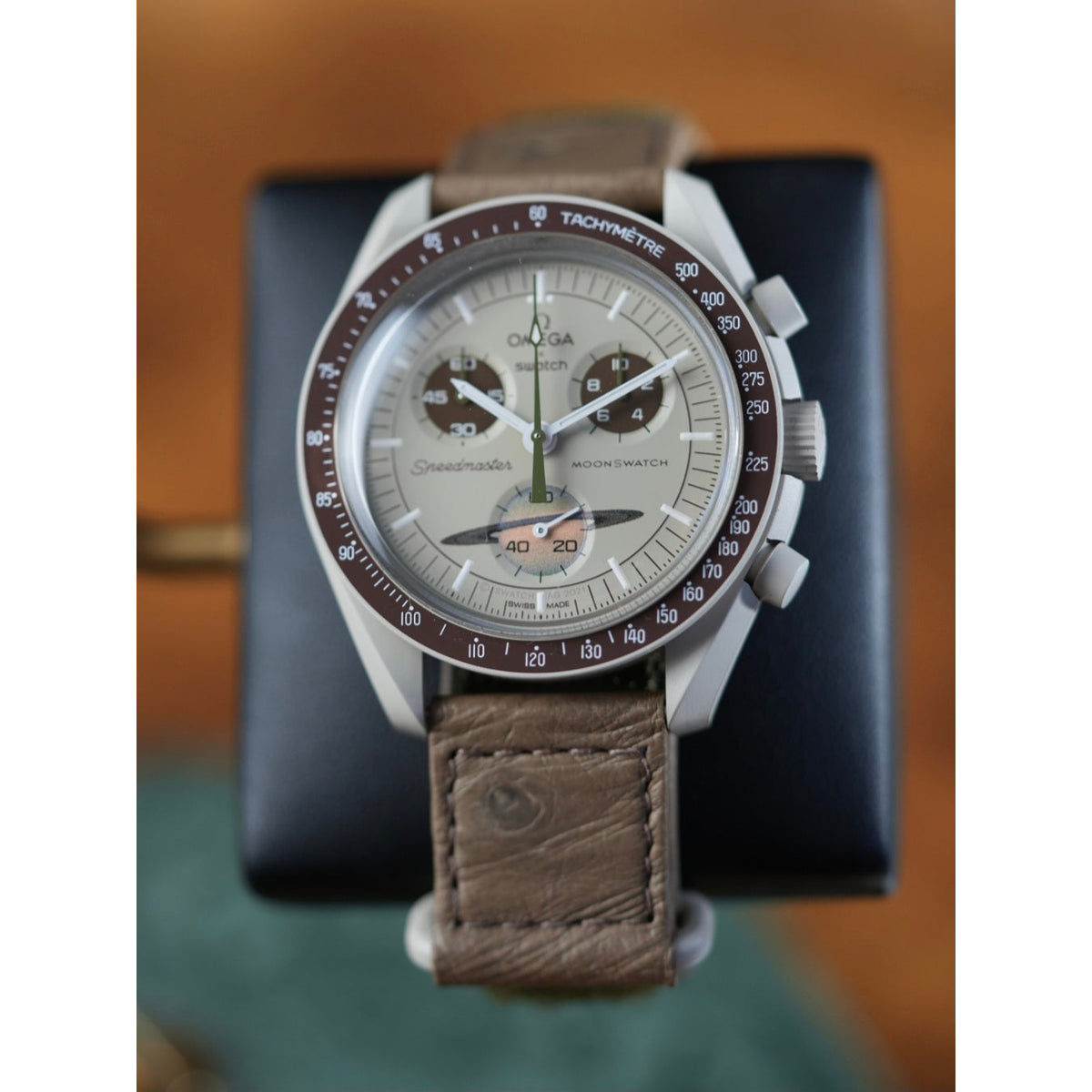Special Edition - Swatch x Omega Bioceramic Moonswatch Mission to Ostrich Saturn