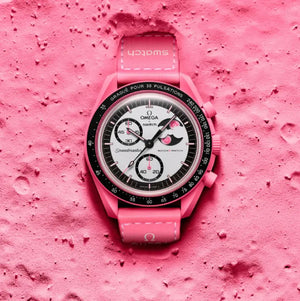 Swatch x Omega Bioceramic Moonswatch Mission to the Pink Moon