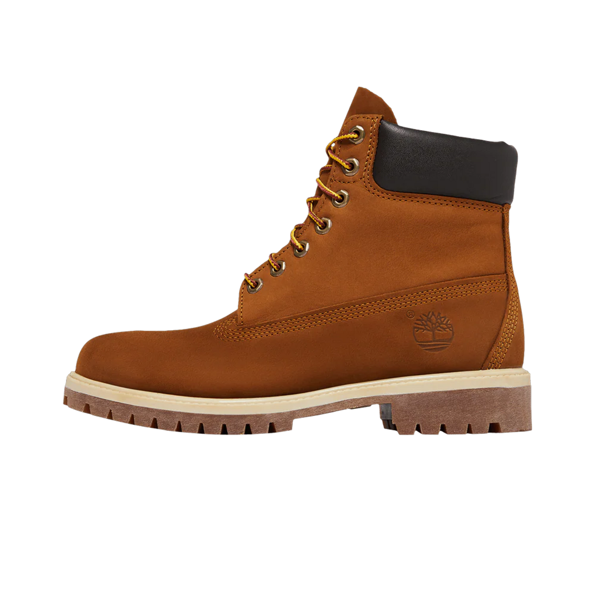 Timberland Premium 6 Inch Lace Up Waterproof Dark Wheat Nubuck