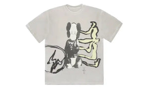 Travis Scott Cactus Jack x Kaws For Fragment Tee Aged Yellow