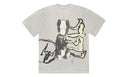 Travis Scott Cactus Jack x Kaws For Fragment Tee Aged Yellow