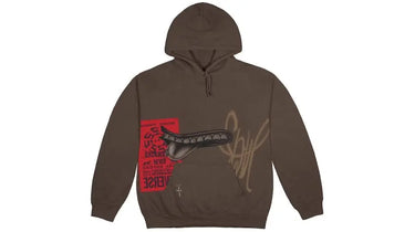 Travis Scott Grin Hoodie Brown Next Step