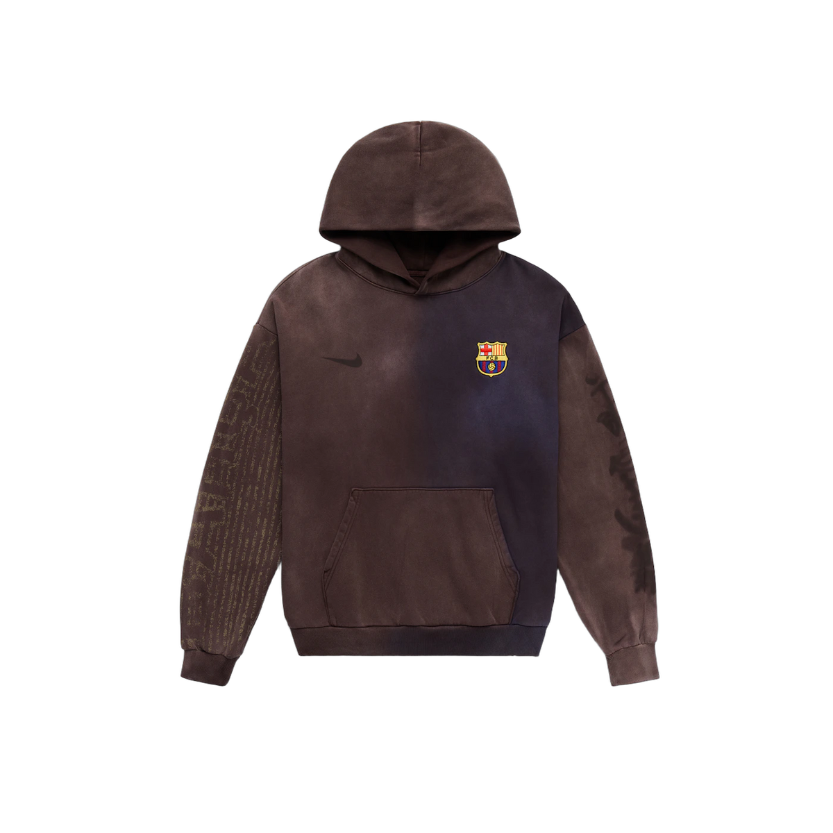 Travis Scott x Nike x FC Barcelona Split-Dye Crest Hoodie Multicolor