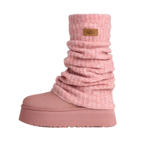 UGG Classic Mini Dipper Legwarmer Boot Pink Dawn