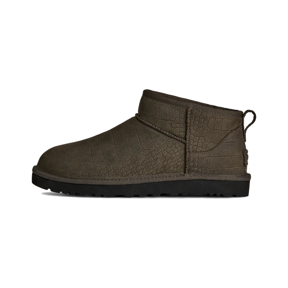 UGG Classic Ultra Mini Embossed Boot Dense Smoke
