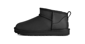 UGG Classic Ultra Mini Leather Boot Black