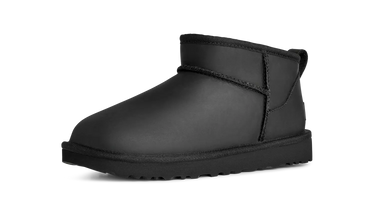 UGG Classic Ultra Mini Leather Boot Black Next Step