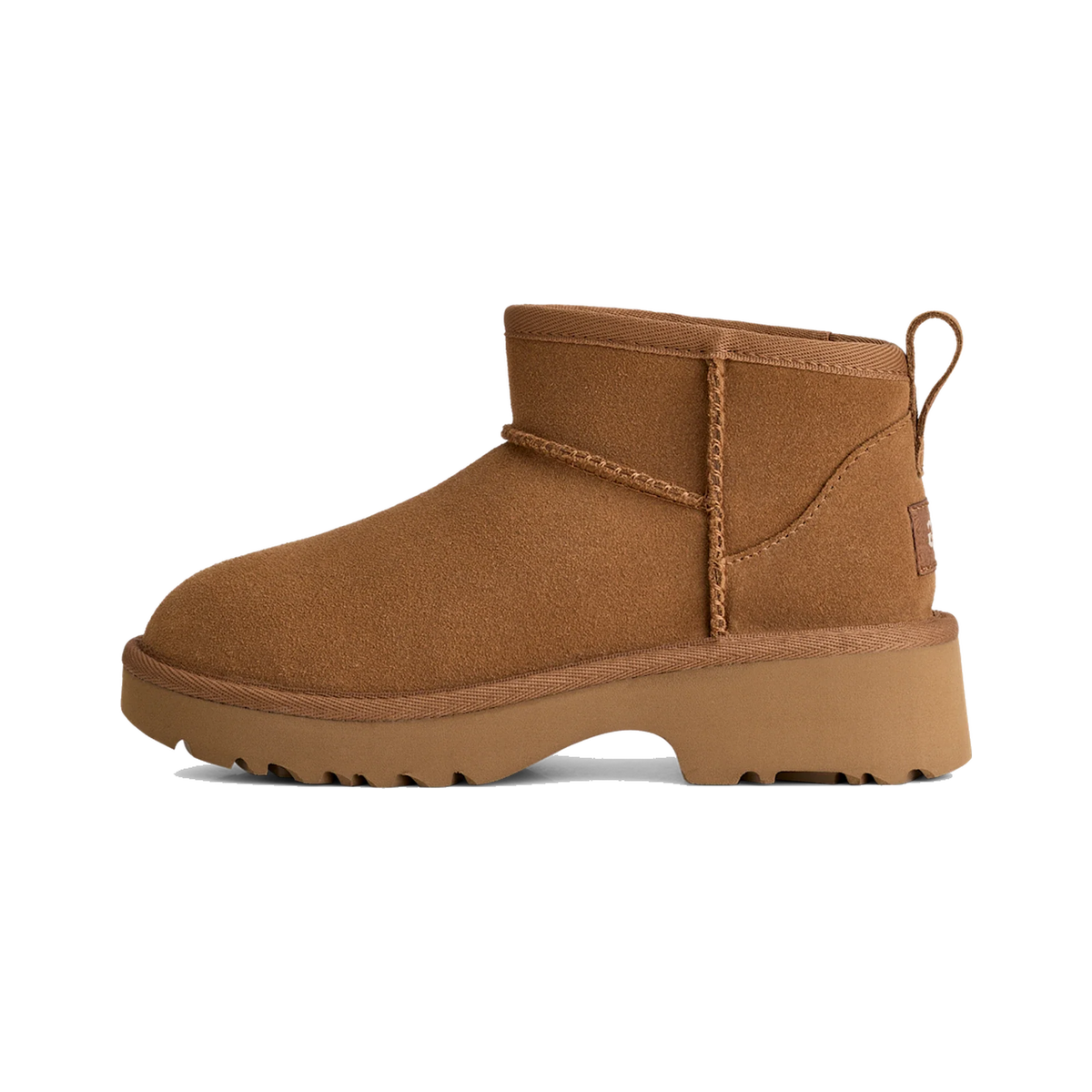 UGG Classic Ultra Mini New Heights Boot Chestnut (Kids)