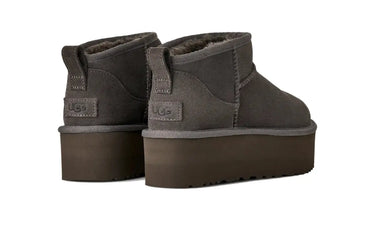 UGG Classic Ultra Mini Platform Boot Charcoal Next Step
