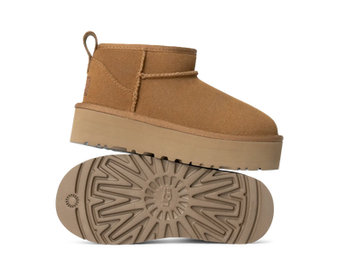 UGG Classic Ultra Mini Platform Boot Chestnut (Kids) Next Step