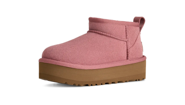 UGG Classic Ultra Mini Platform Boot Pink Dawn (Kids) Next Step