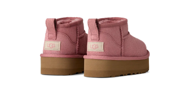 UGG Classic Ultra Mini Platform Boot Pink Dawn (Kids) Next Step
