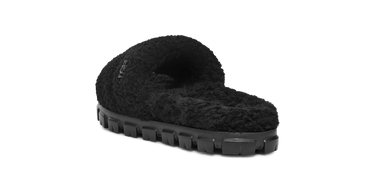 UGG Cozetta Curly Slide Black