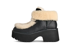 UGG Esmee Leather Lace Up Boot Black