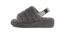 UGG Fluff Yeah Slide Charcoal