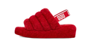 UGG Fluff Yeah Slide Ribbon Red