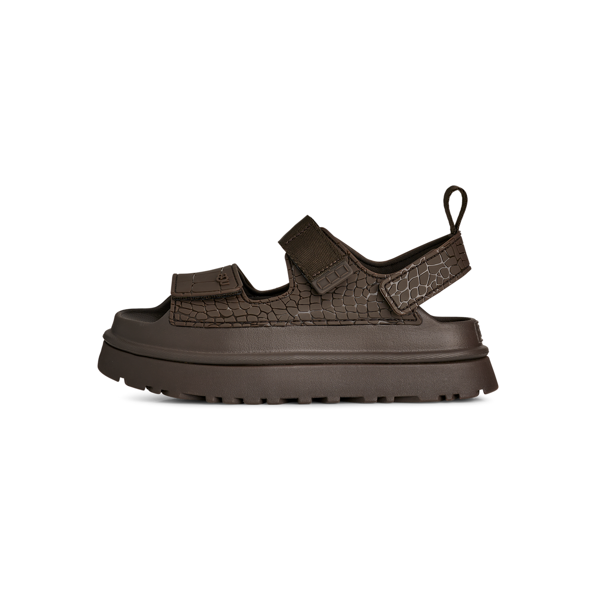 UGG GoldenGlow Embossed Sandal Dense Smoke (Women's)