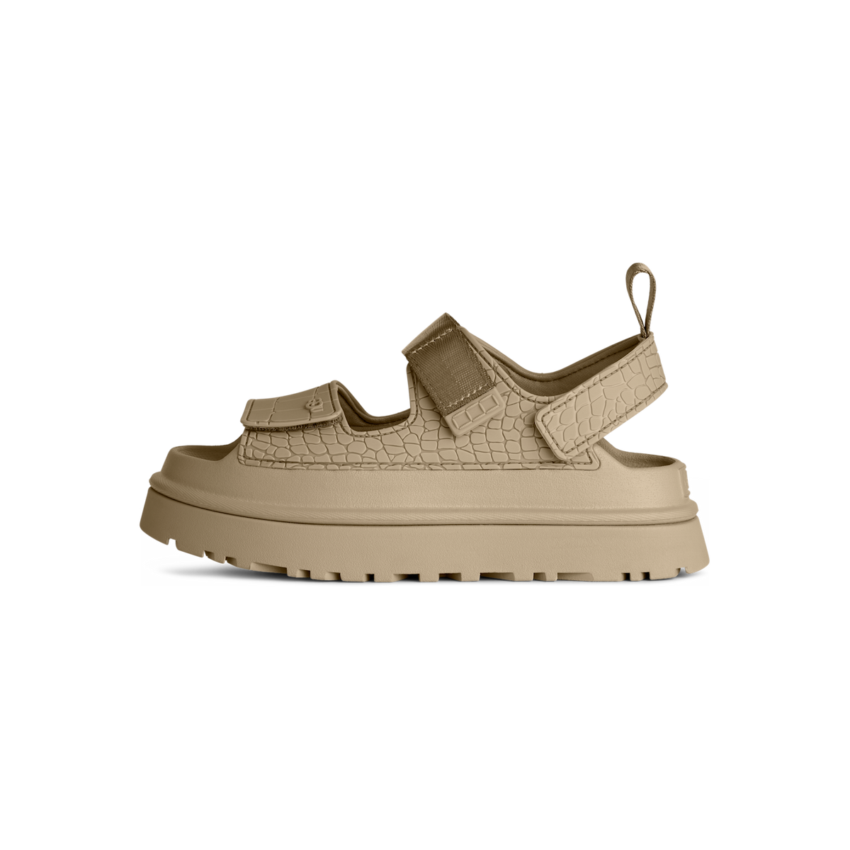 UGG GoldenGlow Embossed Sandal Mustard Seed (Women's)
