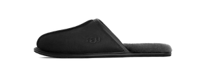UGG Scuff Leather Slipper Black