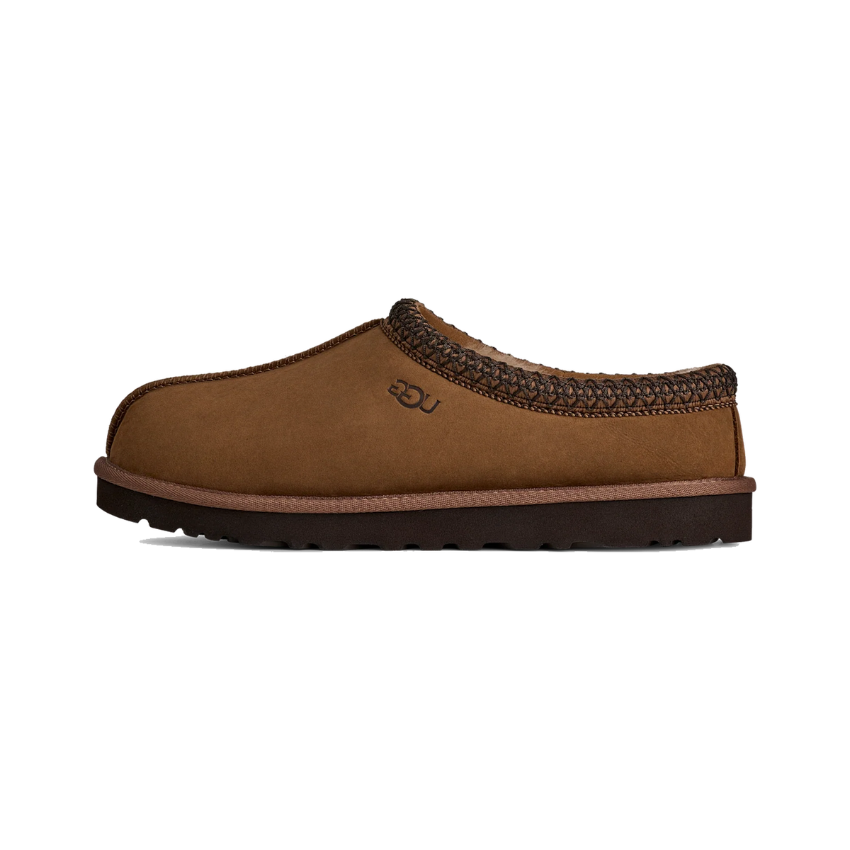 UGG Tasman II Nubuck Slipper Dark Chestnut