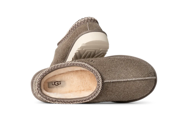 UGG Tasman Shaggy Suede Slipper Smoke Plume Next Step