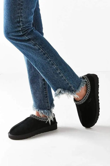 UGG Tasman Slipper Black Kids Next Step