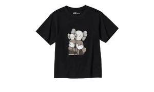 Uniqlo T-Shirt KAWS Black Graphic