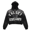 Vale Forever Classico Zip Up Hoodie Black