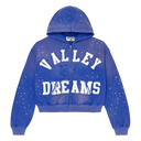 Vale Forever Classico Zip Up Hoodie Sapphire