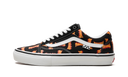 Vans Old Skool Thrasher All Over Flame Logo
