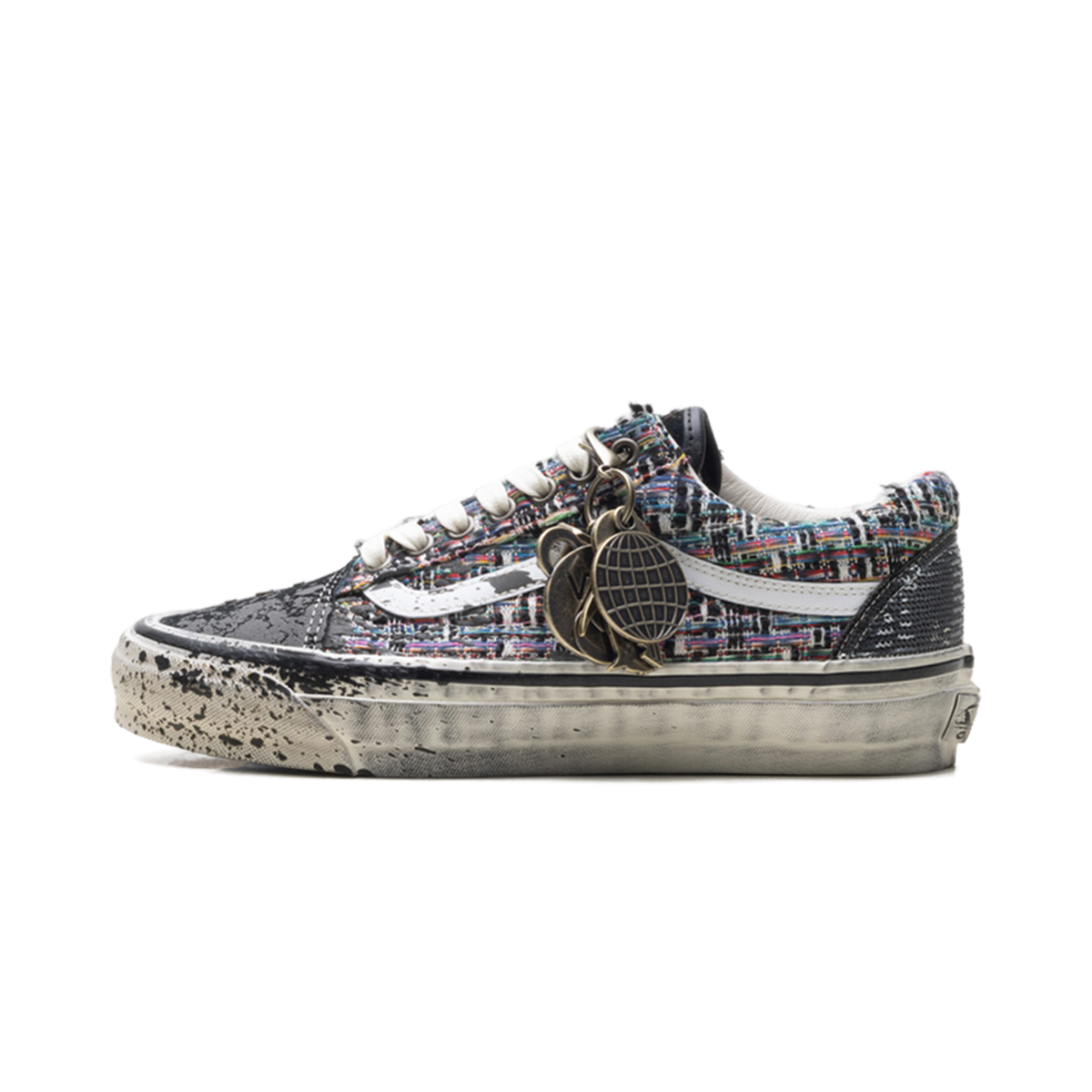 Vans Premium Old Skool Charms Black Grey