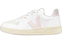 Veja V-12 Leather White Pink